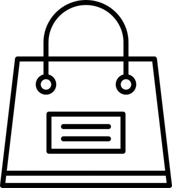 Alışveriş Torbası Simgesi Tasarımı
