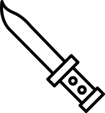 Bıçak Satırı Simgesi Tasarımı