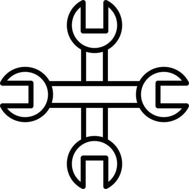 Anahtar çizgisi simgesi tasarımı