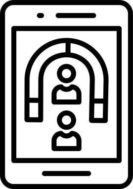 Kullanıcı Bağlantısı Satır Simgesi Tasarımı