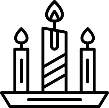 Mum Satırı Simgesi Tasarımı