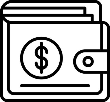 Cüzdan Satırı Simgesi Tasarımı