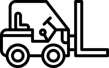 Forklift Satır Simgesi Tasarımı