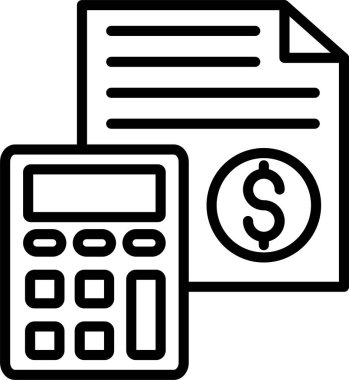 Muhasebe Satırı Simgesi Tasarımı