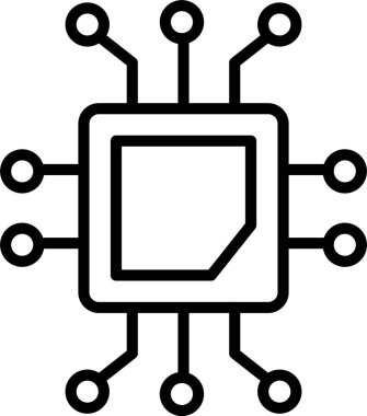 İşlemci Satır Simgesi Tasarımı