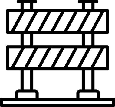 Trafik Engelleyici Satır Simgesi Tasarımı
