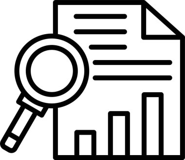 Veri Araştırma Satırı Simgesi Tasarımı