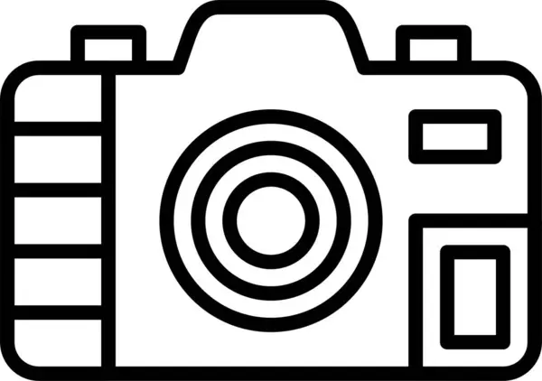 stock vector Camera Line Icon Design