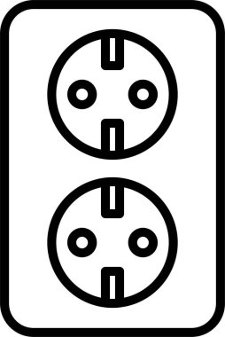 Soket satır simgesi tasarımı