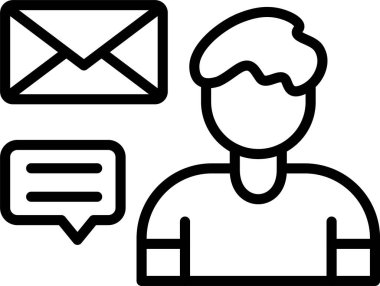 İleti satırı simgesi tasarımı