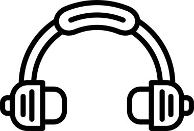 Kulaklık Satırı Simgesi Tasarımı