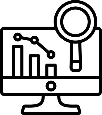 Analitik Satır Simgesi Tasarımı