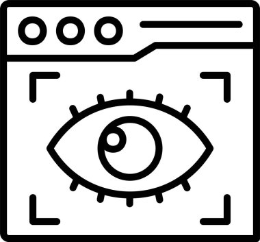 Web Vizyon Satır Simgesi Tasarımı