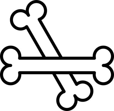 Kemik Çizgisi Simgesi Tasarımı