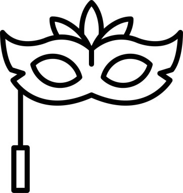 Maske Satırı Simgesi Tasarımı