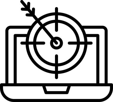 Hedef satır simgesi tasarım