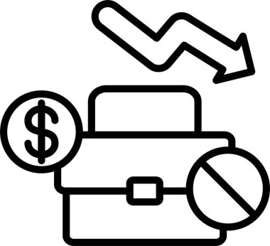 İşsiz Satır Simgesi Tasarımı