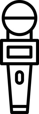 Mikrofon satırı simgesi tasarım