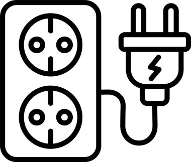 Soket satır simgesi tasarımı