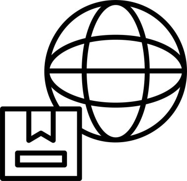 Dünya Çapında Satır Simgesi Tasarımı