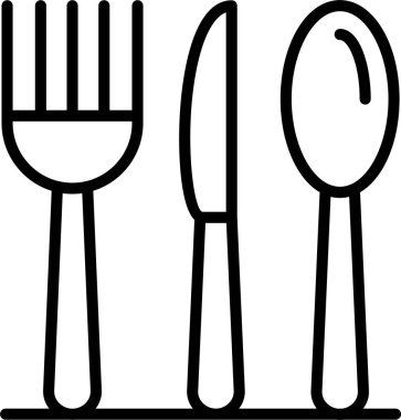 Çatal bıçak Hattı Simge Tasarımı