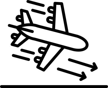 İniş Çizgisi Simgesi Tasarımı