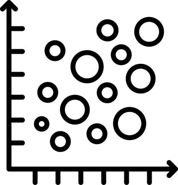 Kabarcık Grafik Çizgisi Simgesi Tasarımı