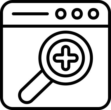 Arama satırı simgesi tasarımı