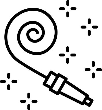 Parti Üfleme Hattı Simgesi Tasarımı