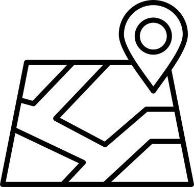 Harita Satırı Simgesi Tasarımı