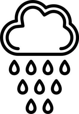 Yağmur Hattı Simgesi Tasarımı