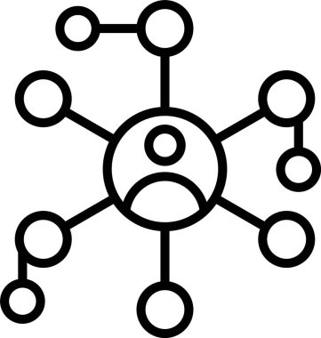 Ağ çizgisi simgesi tasarımı