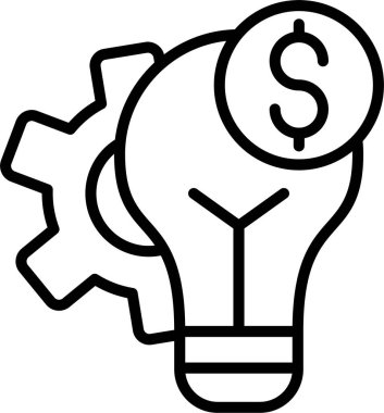 Ampul hattı simgesi tasarımı