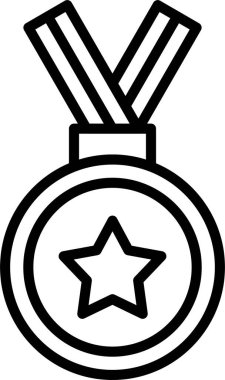 Madalya Satırı Simgesi Tasarımı