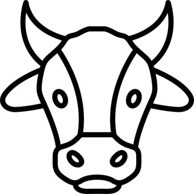 İnek Satırı Simgesi Tasarımı