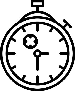 Stopclock Satır Simgesi Tasarımı