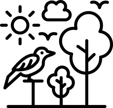 Kuş Hattı Simgesi Tasarımı