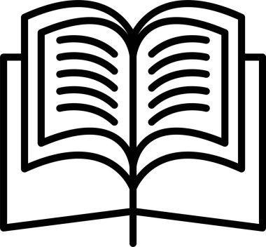 Kitap Satırı Simgesi Tasarımı Aç