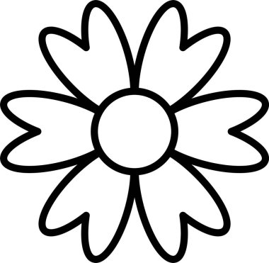 Çiçek Satırı Simge Tasarımı
