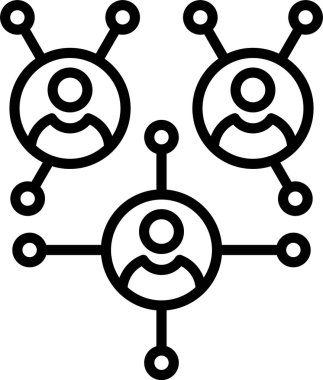 Ağ satır simgesi tasarım