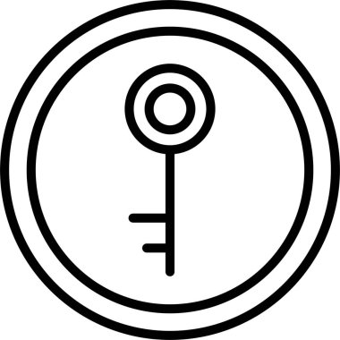 Anahtar satır simgesi tasarımı