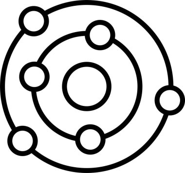 Yörünge Çizgisi Simgesi Tasarımı