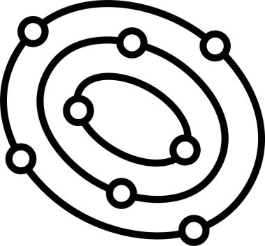 Galaksi Çizgisi Simge Tasarımı