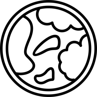 Dünya Satır Simgesi Tasarımı