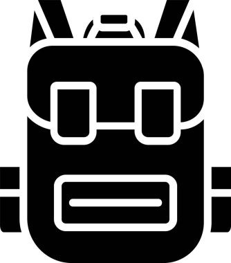 Backpack Vector Icon Design