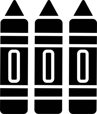 Crayons Vector Icon Design
