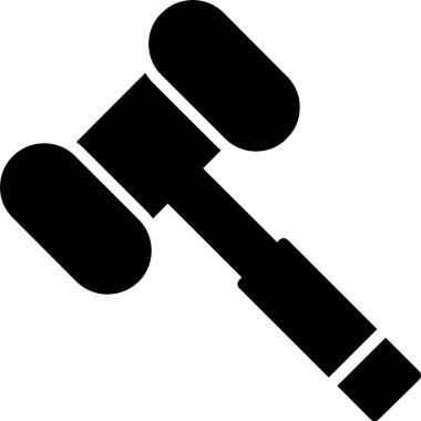 Vektör simgesi tasarım çekiç