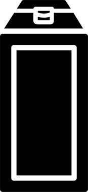 Süt Kutusu Vektör Simgesi Tasarımı