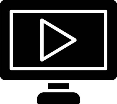 Smart Tv Vector Icon Design