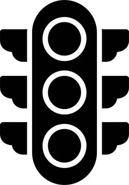 Traffic Light Vector Icon Design